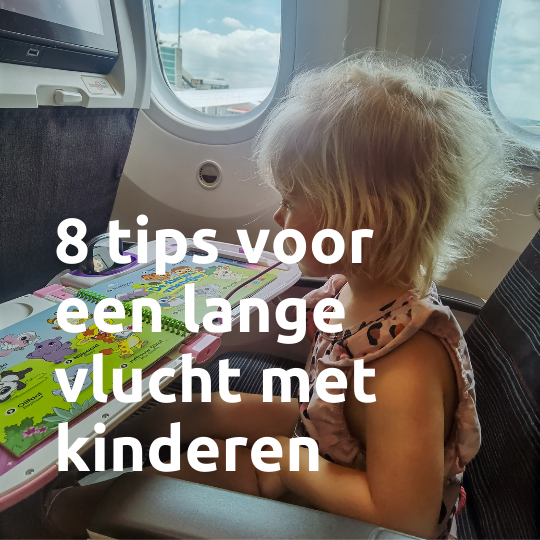 Tips voor een lange vlucht met kinderen.